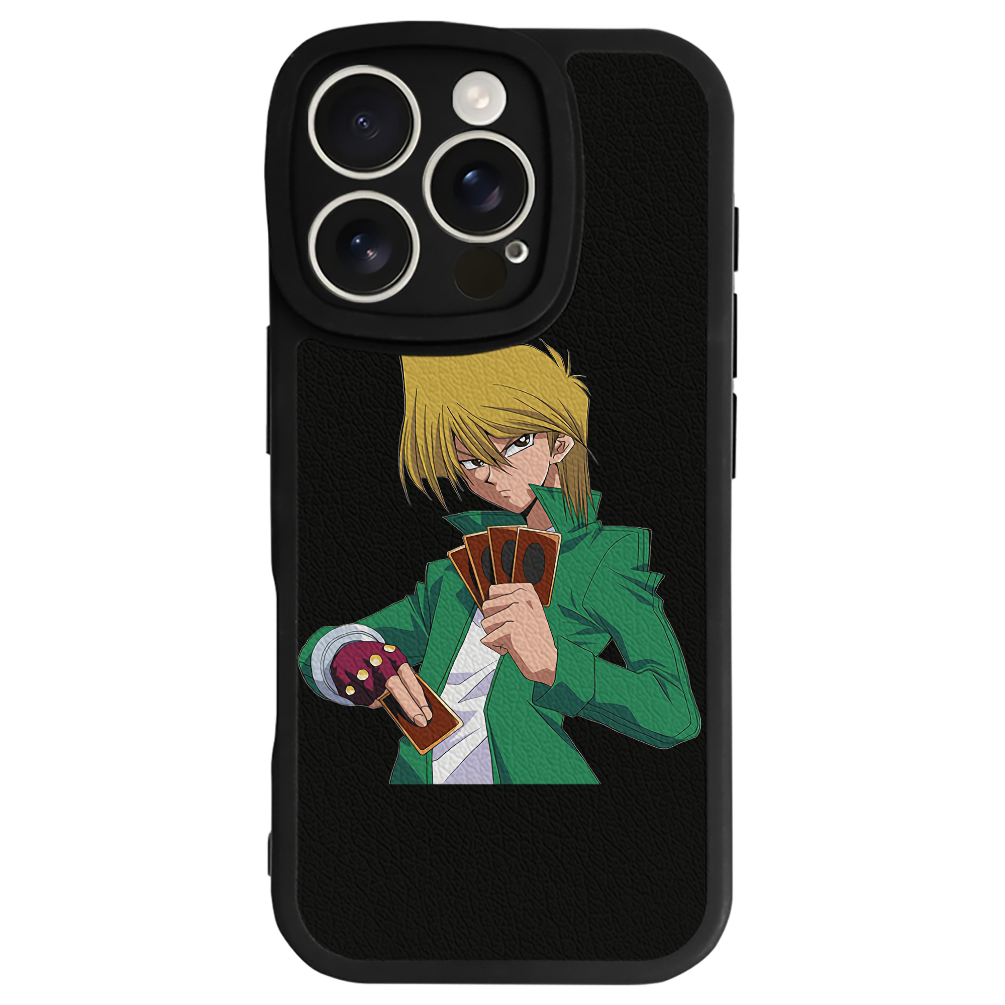 （画像用） 遊☆戯☆王 Yu-Gi-Oh! 【iPhone 16シリーズ対応】シリコンスマホケース（レザー調） 材質：シリコン